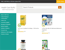 Tablet Screenshot of healthcarestuffs.com